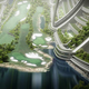 Illustration for article titled What a space city would actually look like in real life